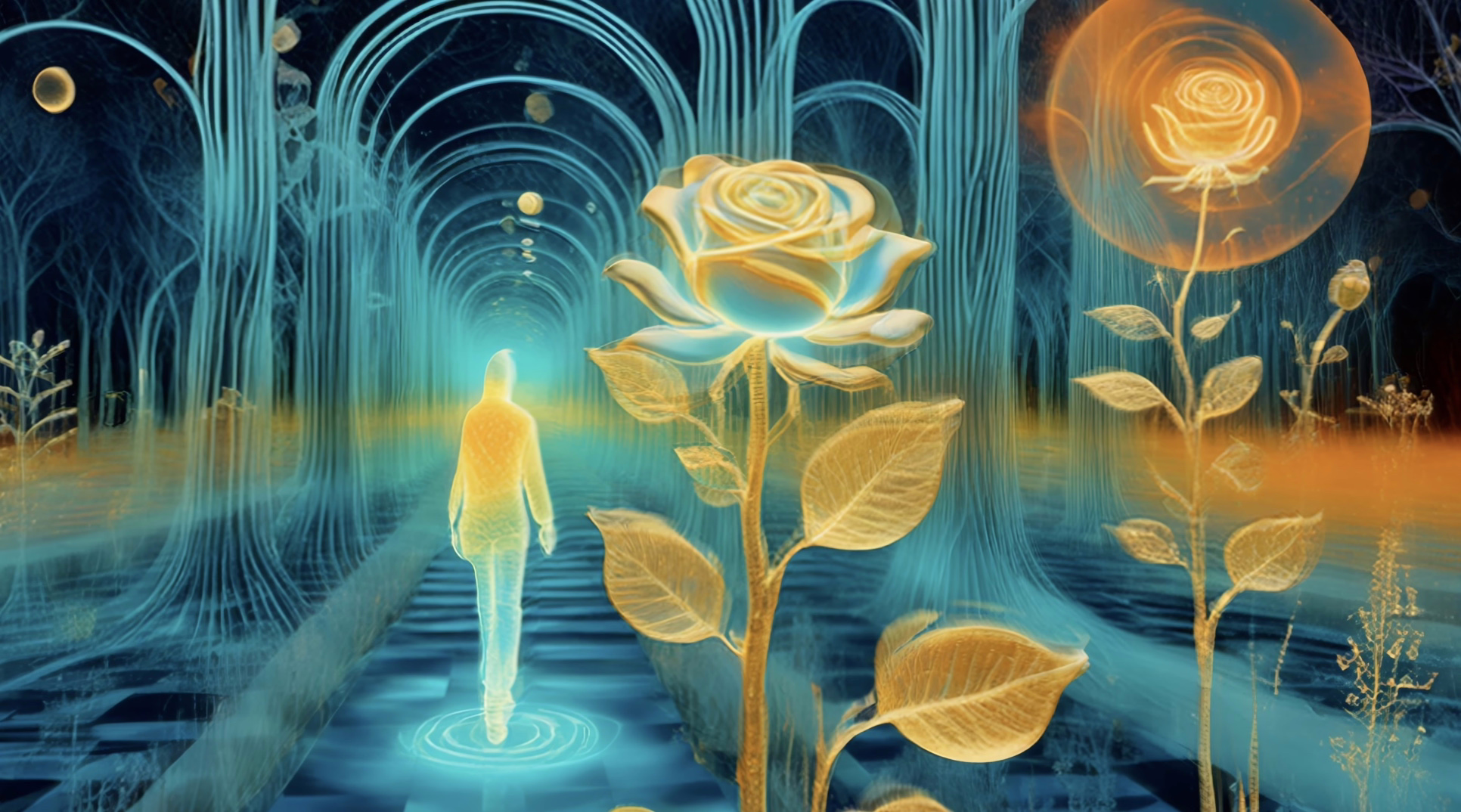 [4K] Psychedelic Visuals for LSD & Shroom Trips | Memory Rain and the Cloud Cathedral